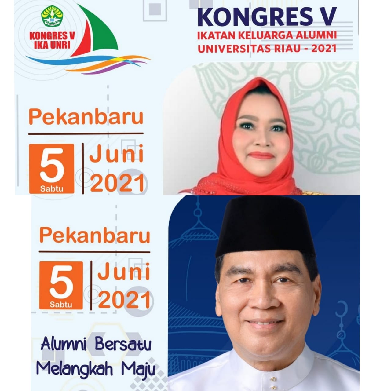 Kongres IKA UNRI Makin Dekat, Kasmarni dan Achmad Menguat